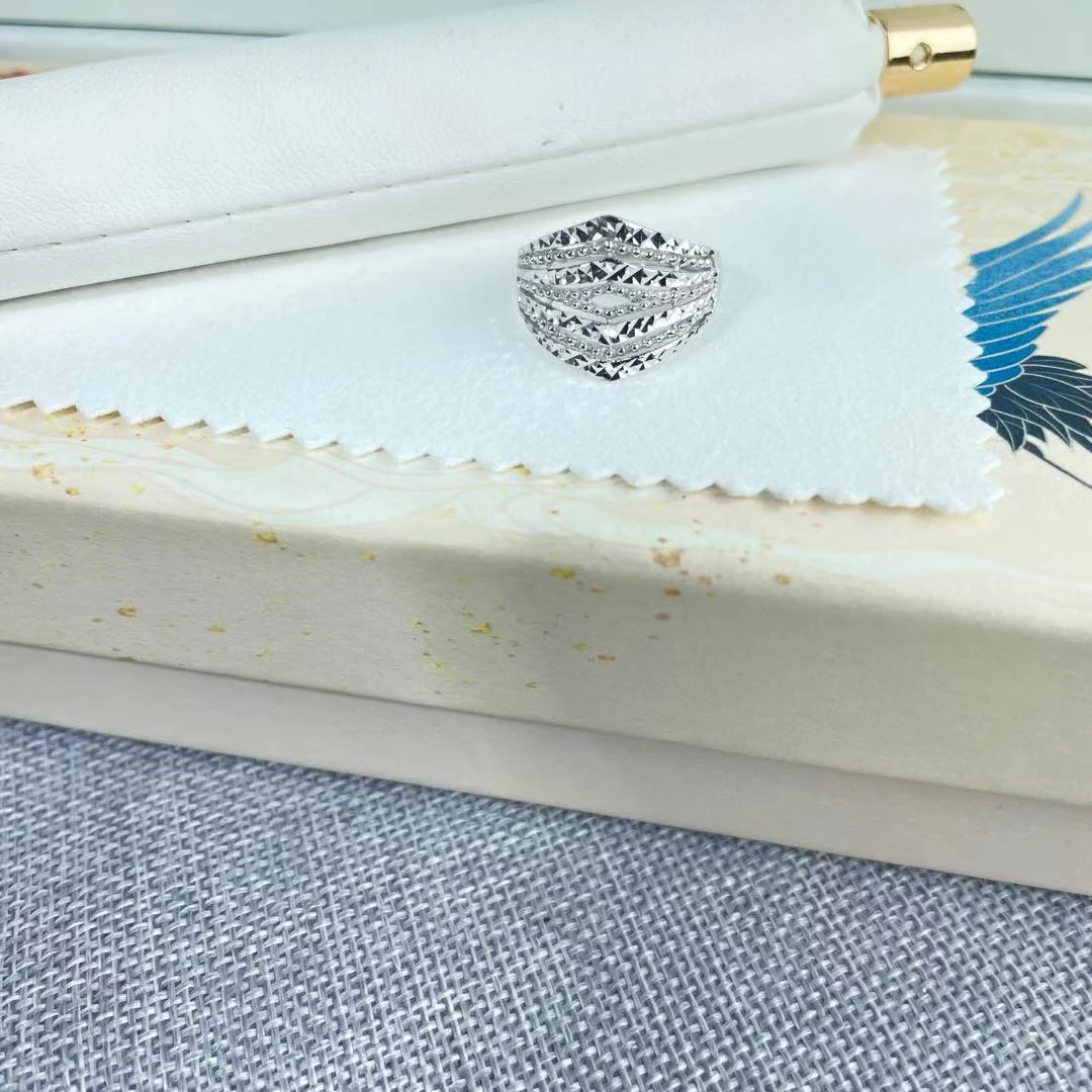 PT950 铂金戒指 多层满天星 气质百搭 S 12104