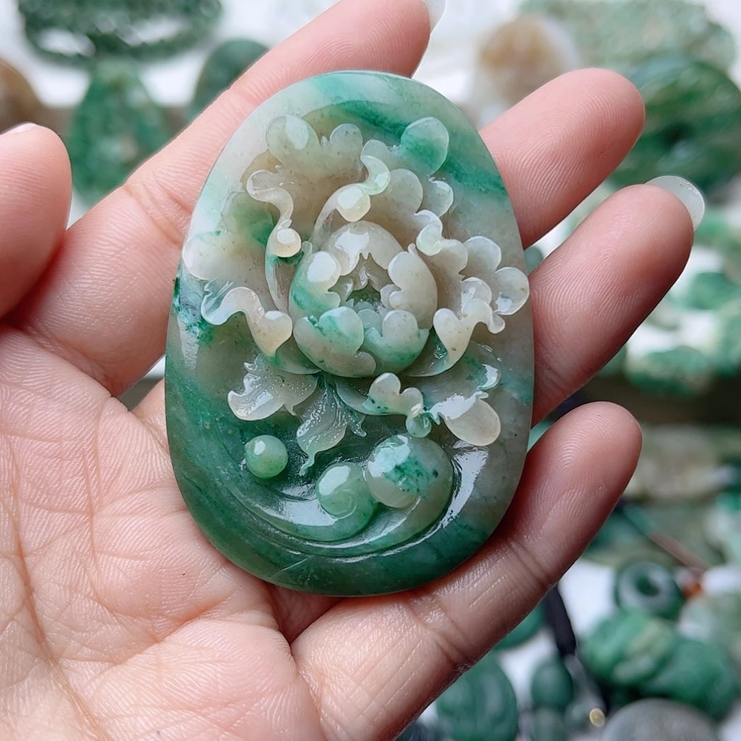 独山玉挂件未镶嵌阳*