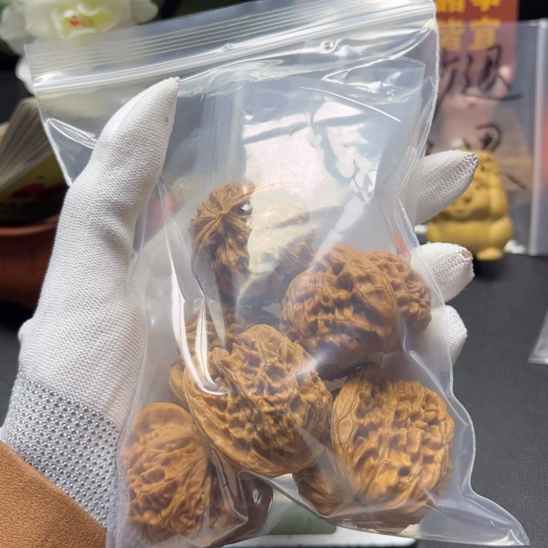 文玩核桃把件打底大礼包苹果宫灯楼子