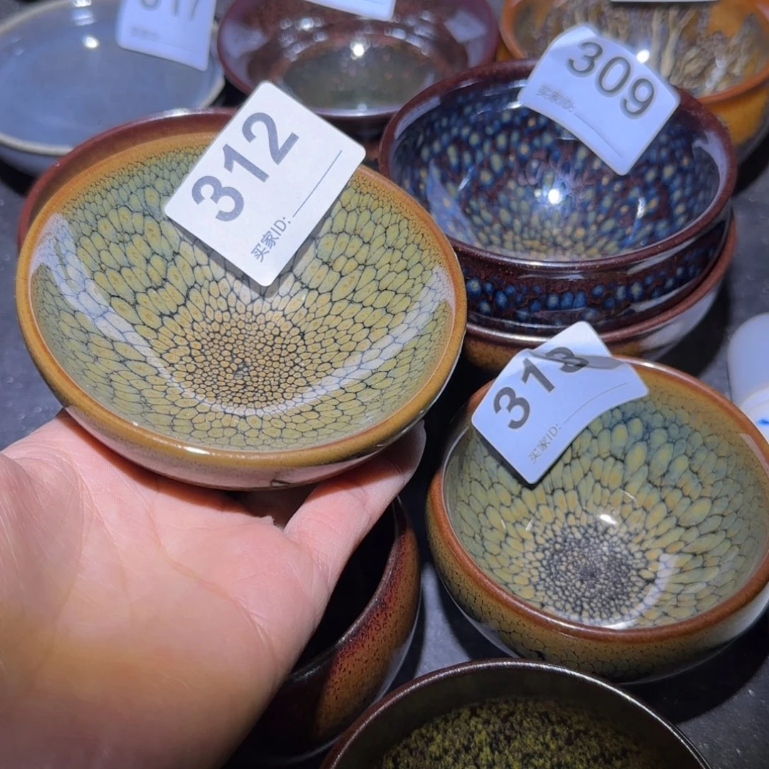 茶盏用****6福建盏茶器三只