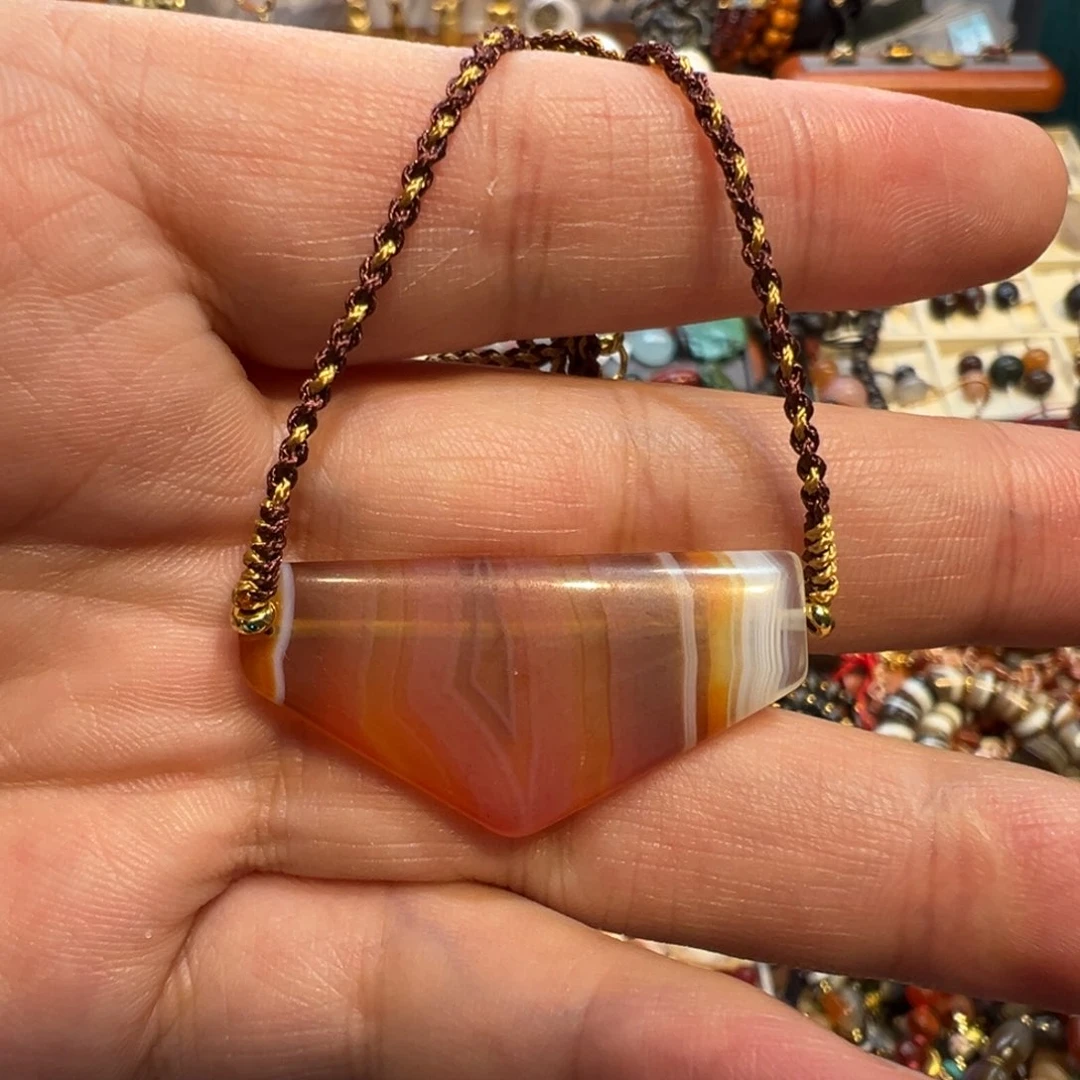 玛瑙/玉髓项链未镶嵌