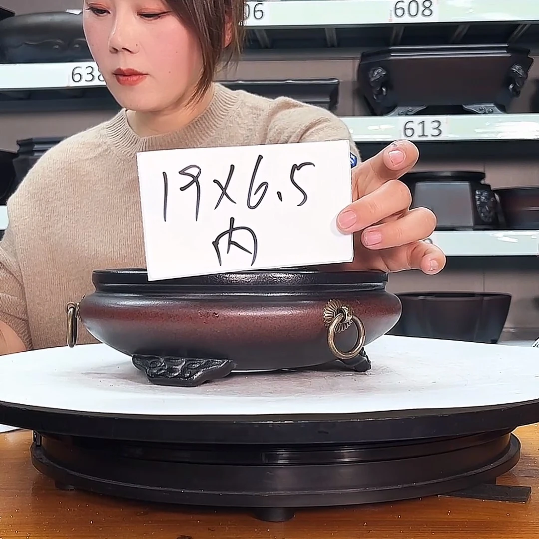 紫砂花盆宜兴紫砂12号