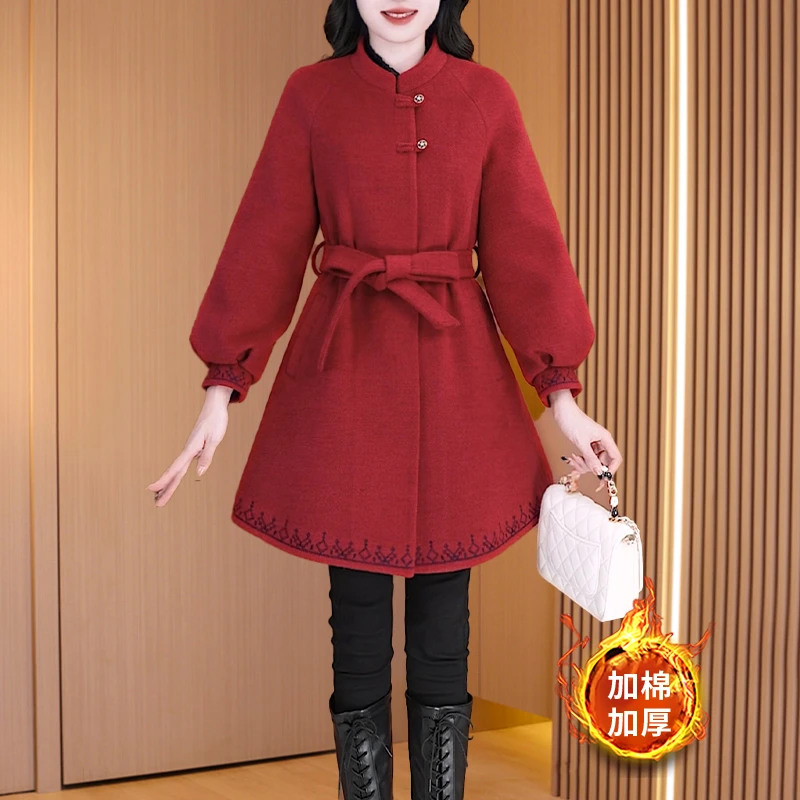 优雅新款气质时尚大气减龄休闲收腰显瘦韩版风衣洋气外套28587