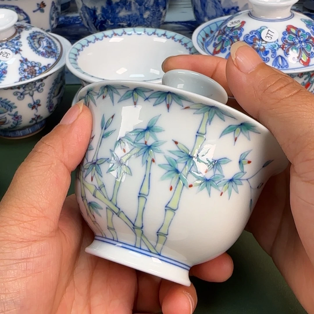 景德镇纯手绘茶具圆圆330