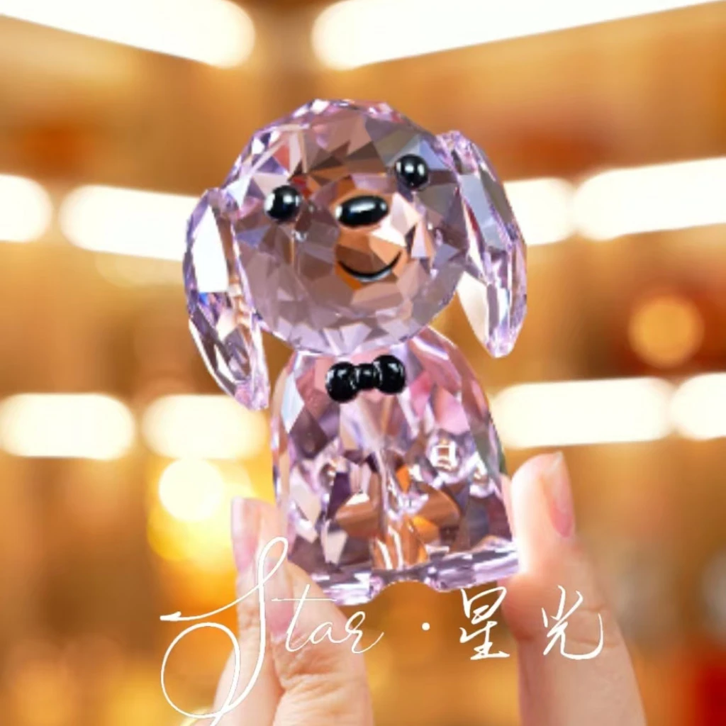 12生肖粉色狗摆件