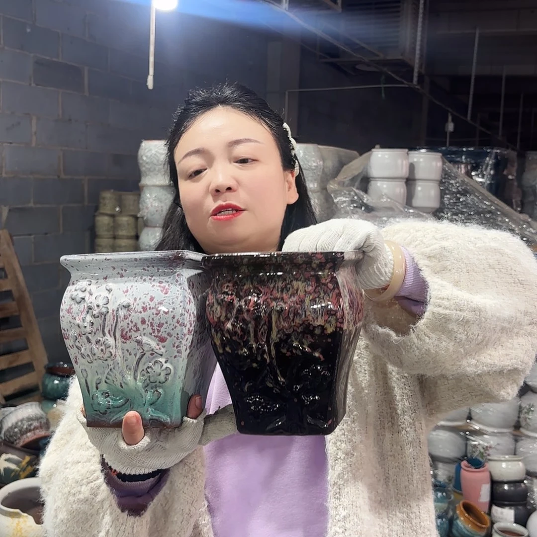 正品两个高17/14红陶