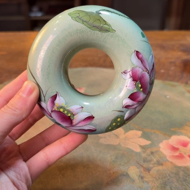 青***山柴烧纯手工手绘陶瓷