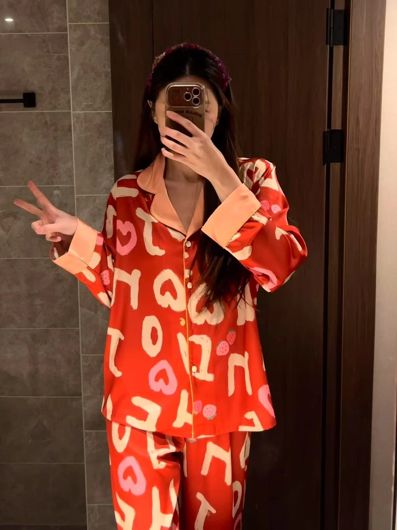 迎新【FUENYOU家居服】设计师款轻奢睡衣凯蒂猫家居服女套装慵懒