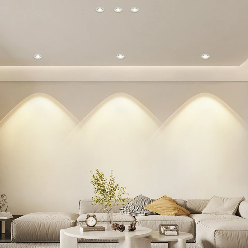 【彩虹小山丘】双层射灯嵌入式LED网红家用超薄筒灯防眩洗墙灯