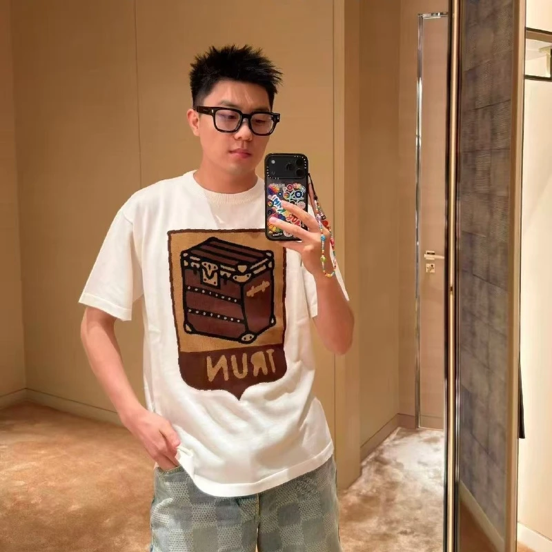 shameless-F25新色白色魔盒针织短袖男装