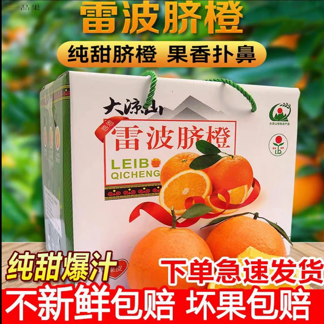 【雷波脐橙】大凉山雷波脐橙新鲜应季水果香甜可口细腻少渣产地直发