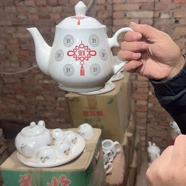 库存微瑕多空茶壶