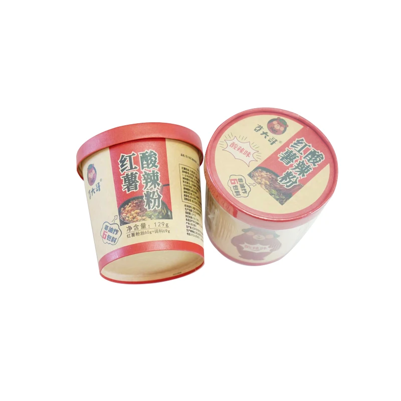 【唐艺专属】苕大哥 红薯酸辣粉129g/桶装非油炸粉饼速食零食