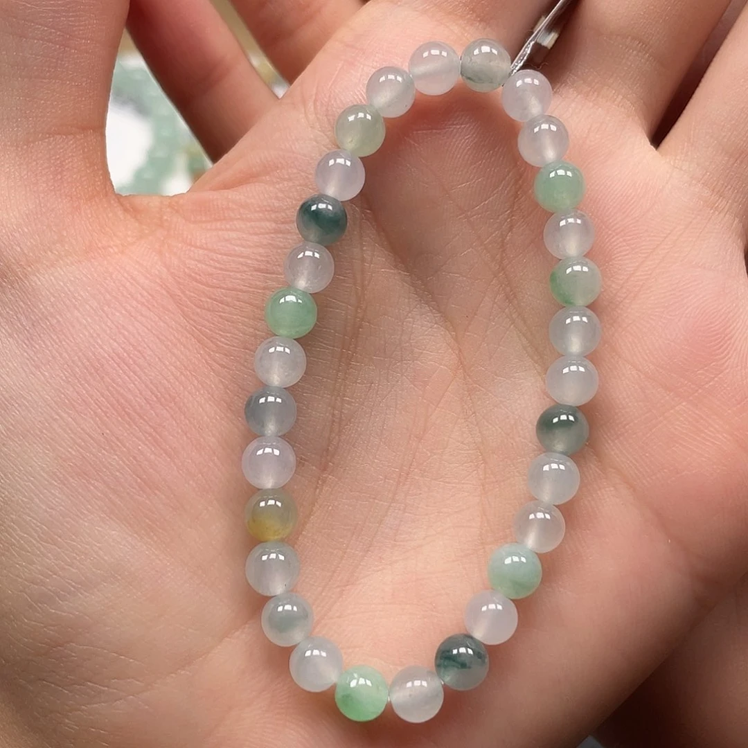 未镶嵌手串翡翠卡5.8