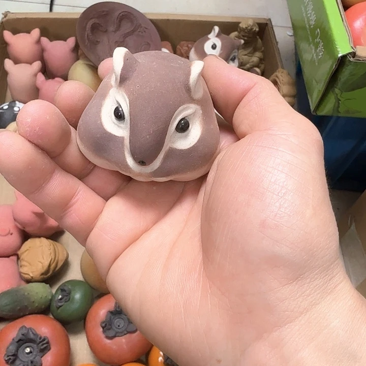 紫砂茶宠@**@雕塑瑕疵茶宠