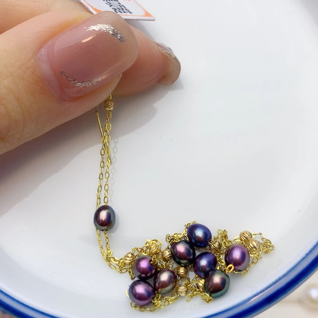 未镶嵌颈饰淡水珍珠w12