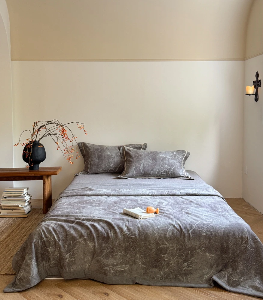 2025庄织 高端棉麻夏被 高级优雅单双人可机洗翡羽