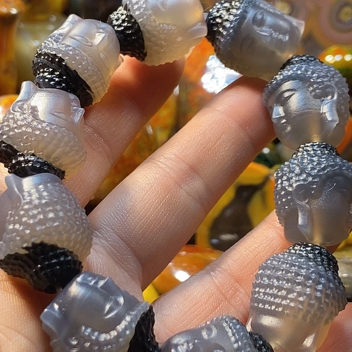 永***恒玛瑙/玉髓未镶嵌手链