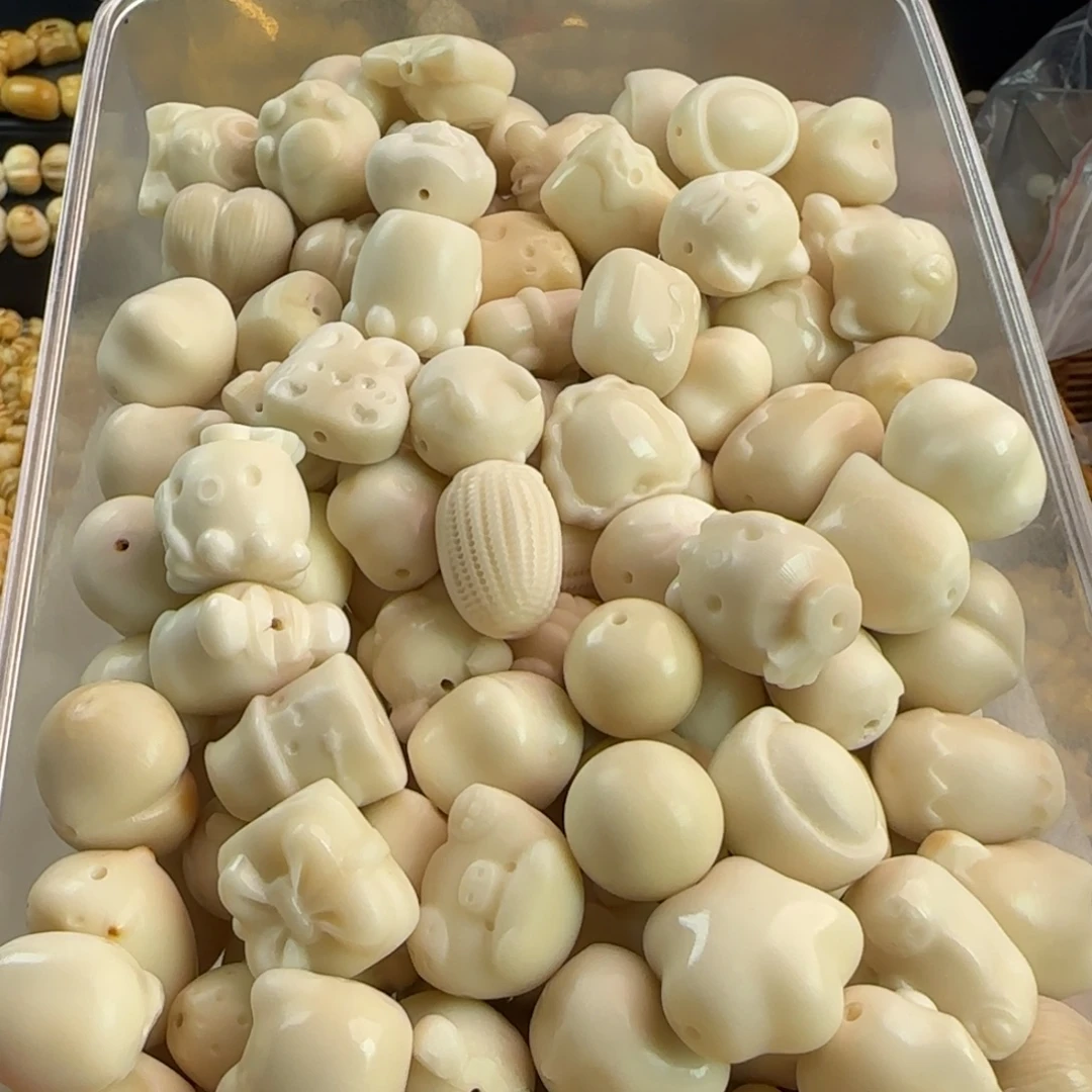 手串菩提根/象牙果微瑕牙果156颗批发不售后有裂