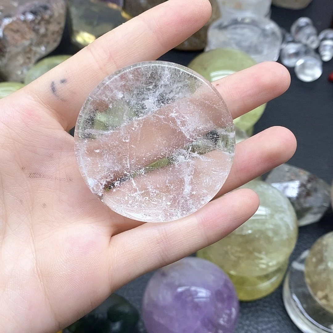 未镶嵌珠宝半成品水晶25水晶石