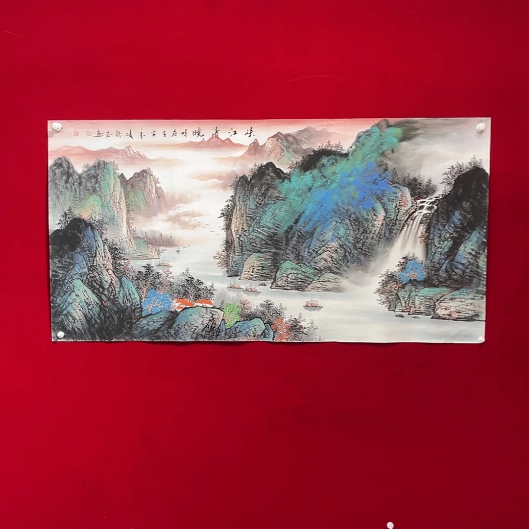 国画凌行志手绘作品