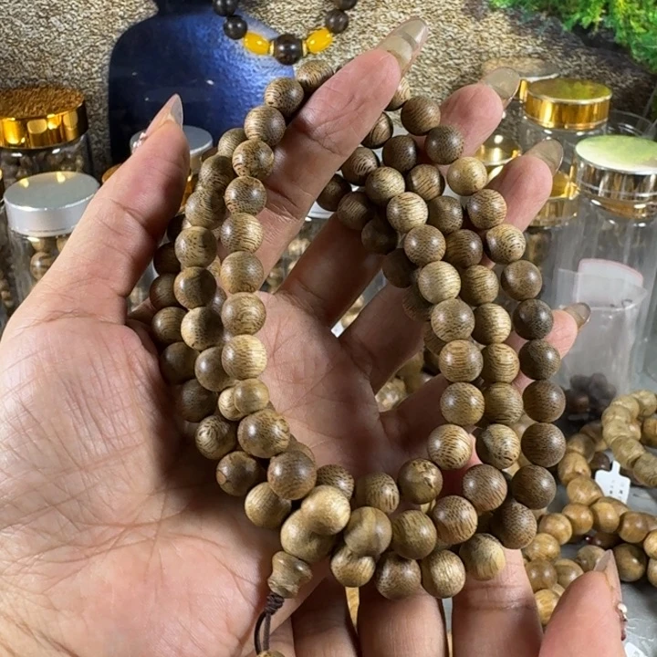 生***观手串沉香菩萨棋沉香