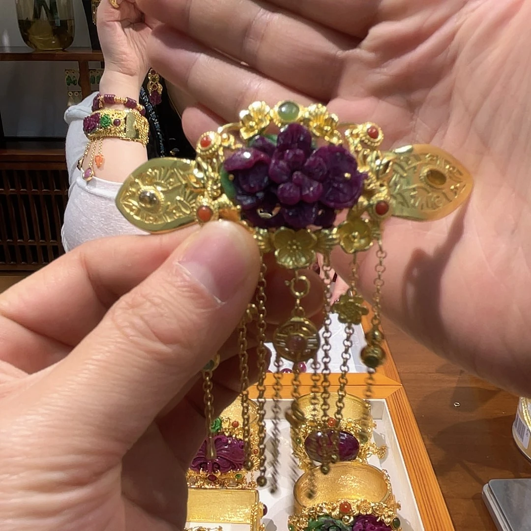 锦纶非金属发夹吊坠