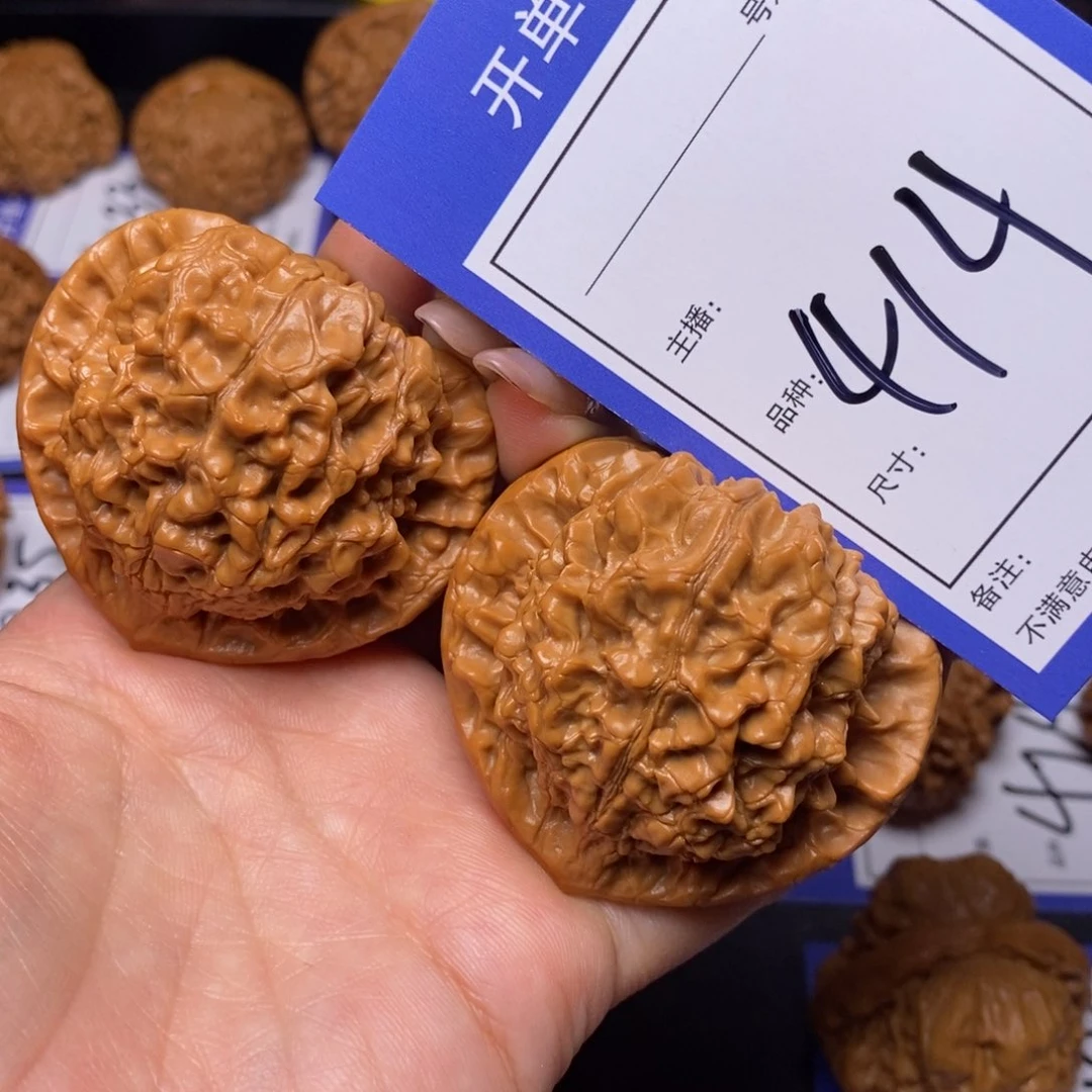 文玩核桃把件51官帽414