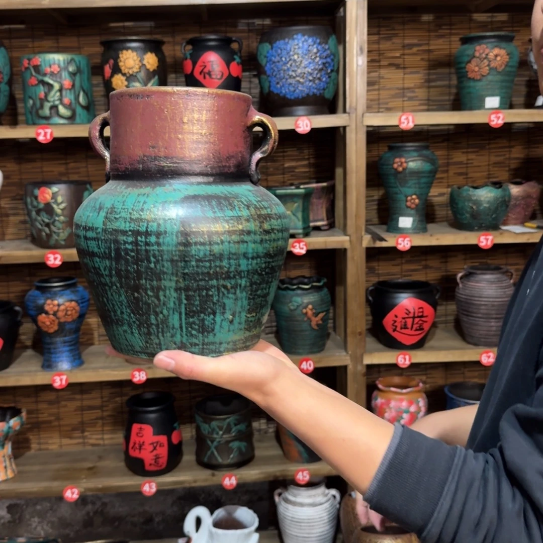 带孔高端浮雕花盆炸炸炸