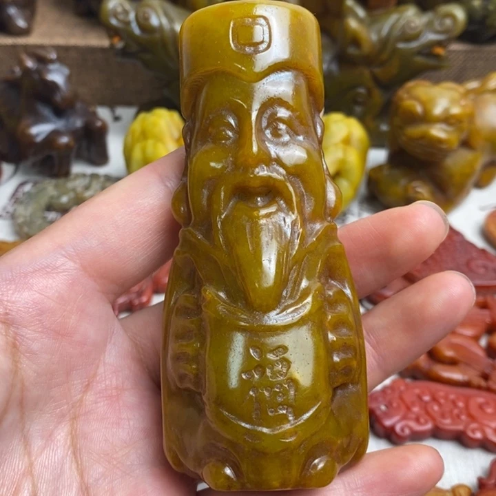 未镶嵌蛇纹石玉颈饰