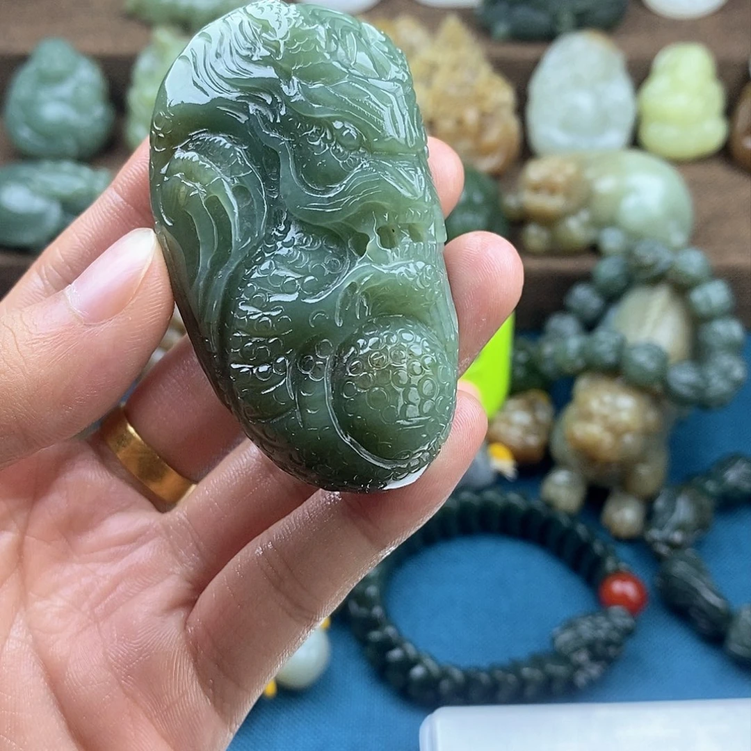 未镶嵌和田玉珠宝奇石懿***蛋