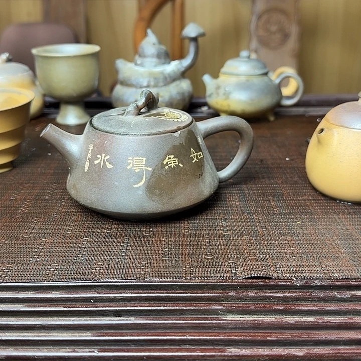 茶壶紫砂坭兴陶柴烧