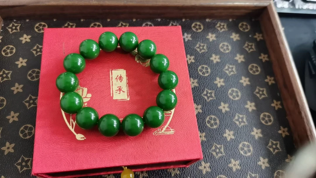 岫玉手串卡16...