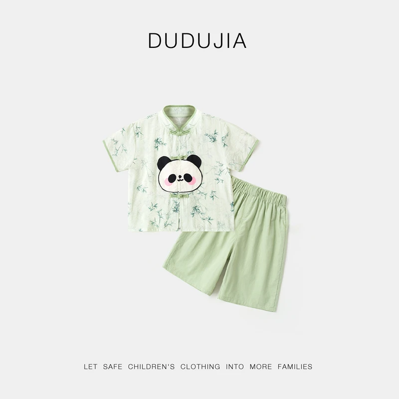 【现货】嘟嘟家夏季新款童装超萌可爱动漫国风汉服套装六一儿童服装