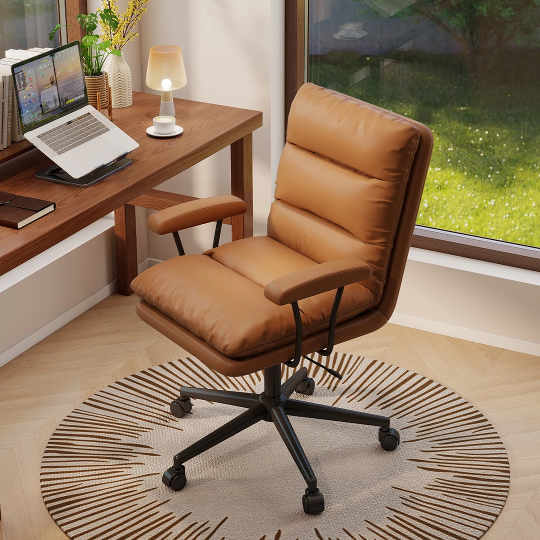 诗维克家用电脑椅书房书桌办公椅写字转椅卧室化妆靠背椅宿舍椅子