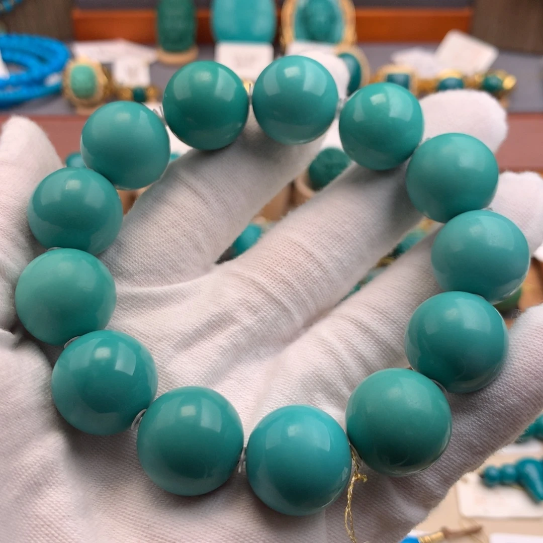 绿松石未镶嵌绿松石17mm