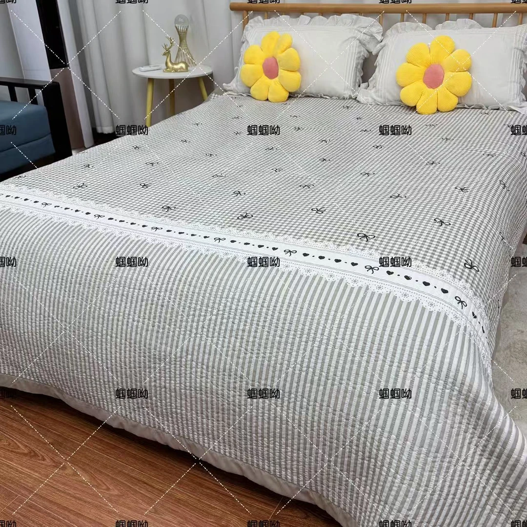 【一封情书】四季透气亲肤柔软双人床盖孤品
