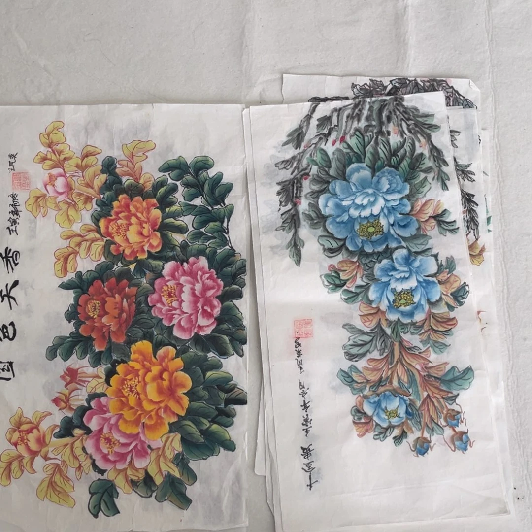国画胡小春老师绘画