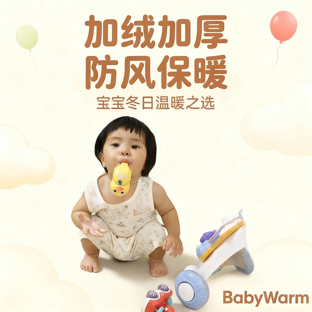 小马驾到保暖衣分体