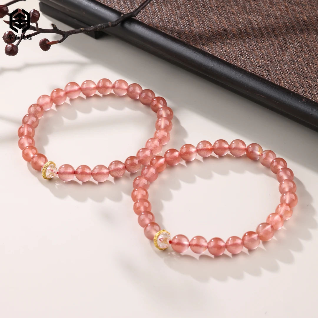 【举石优选】S0729-S1008-17南红玛瑙手串（一件/多样性/约7mm）M