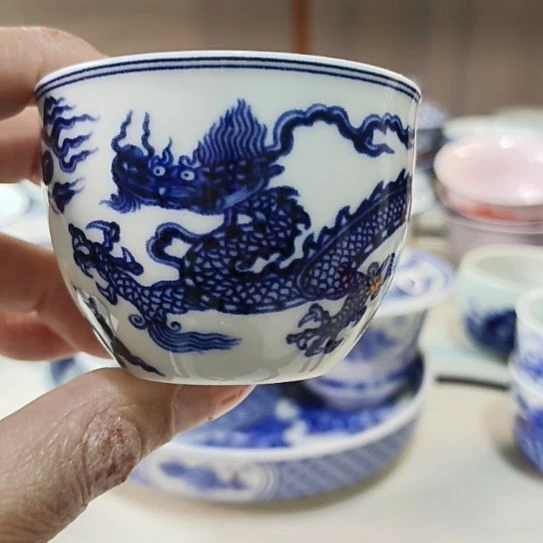 景德镇陶瓷龙蛋杯