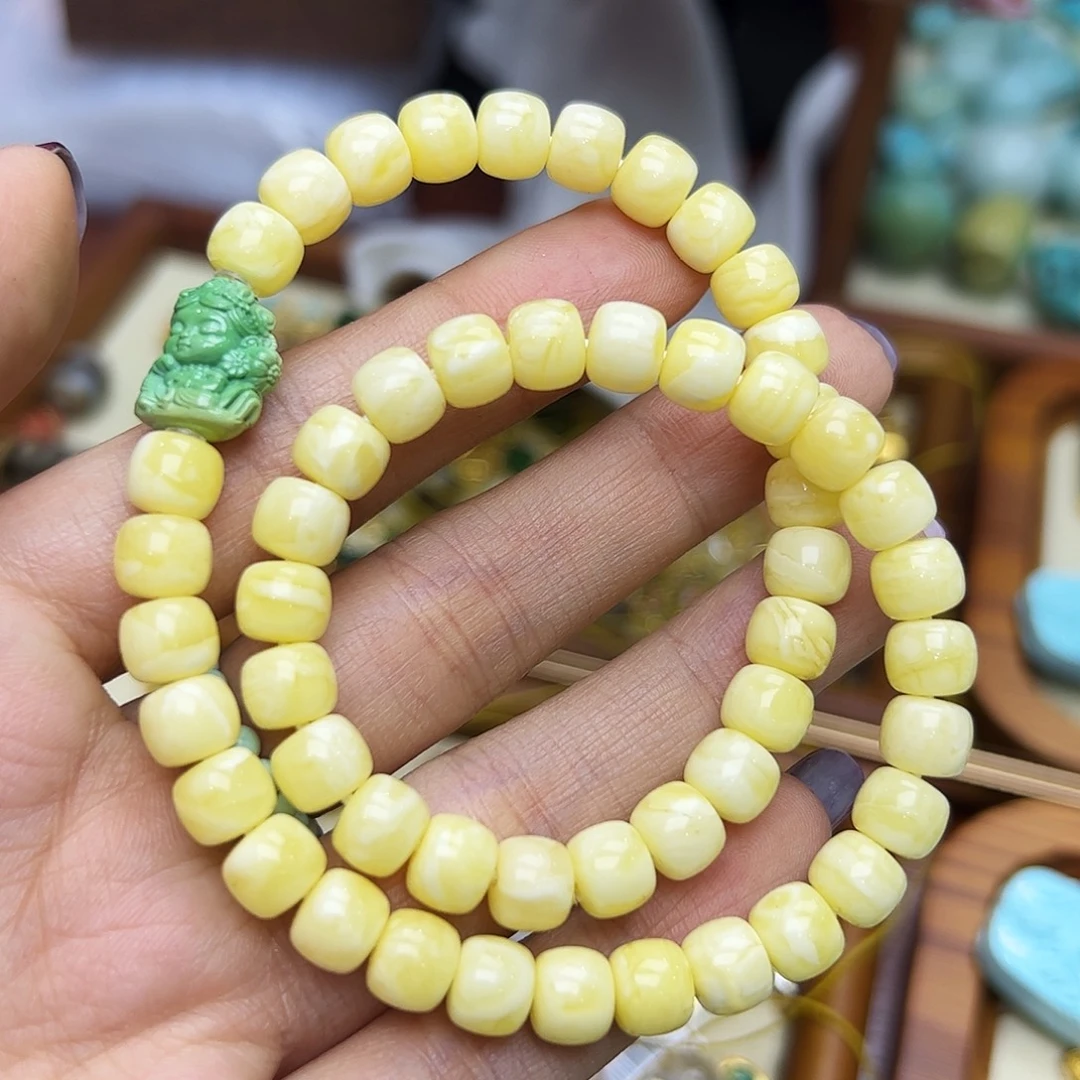 阿***姐蜜蜡未镶嵌手链蜜蜡手串