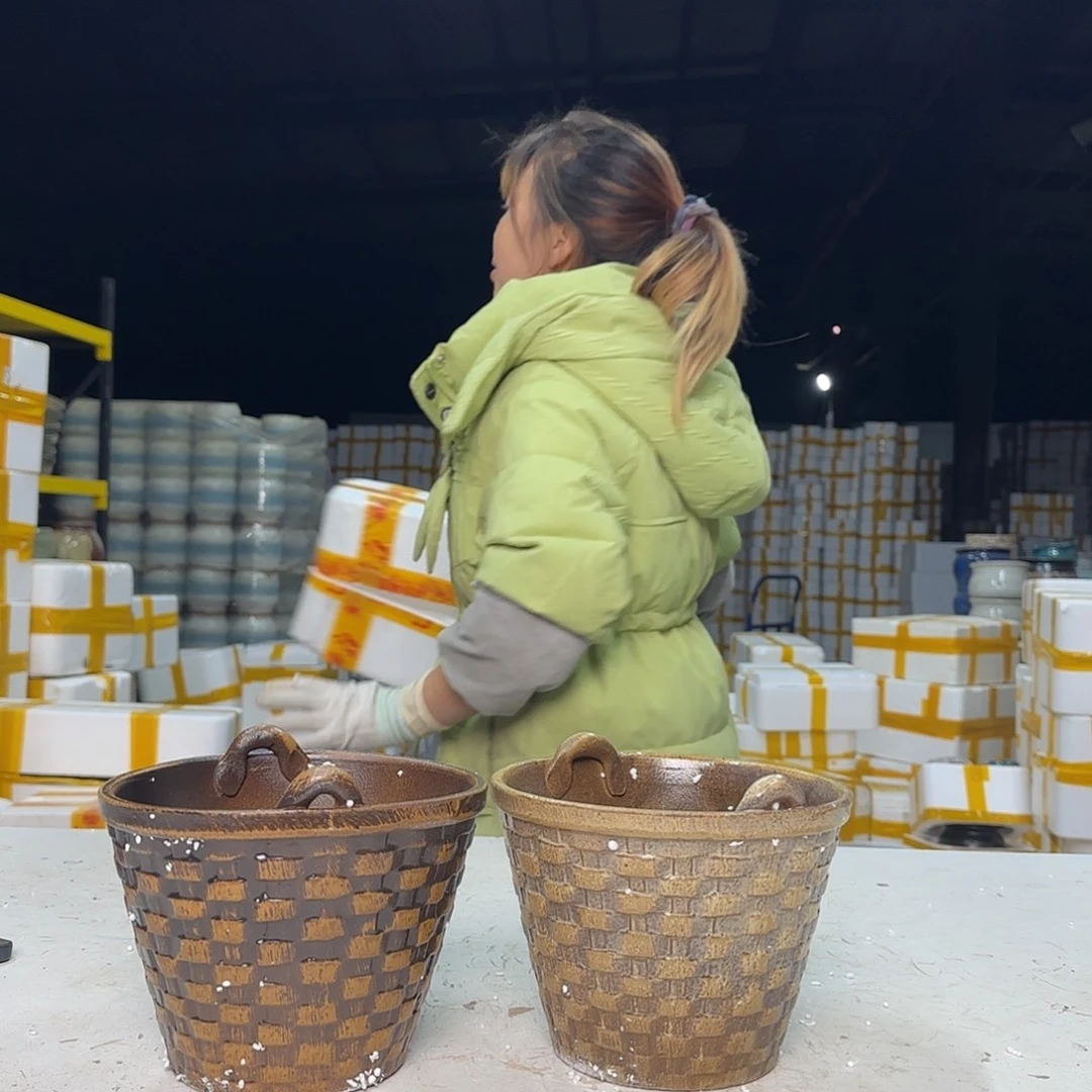 紫砂花盆云上花盆直播1229-936