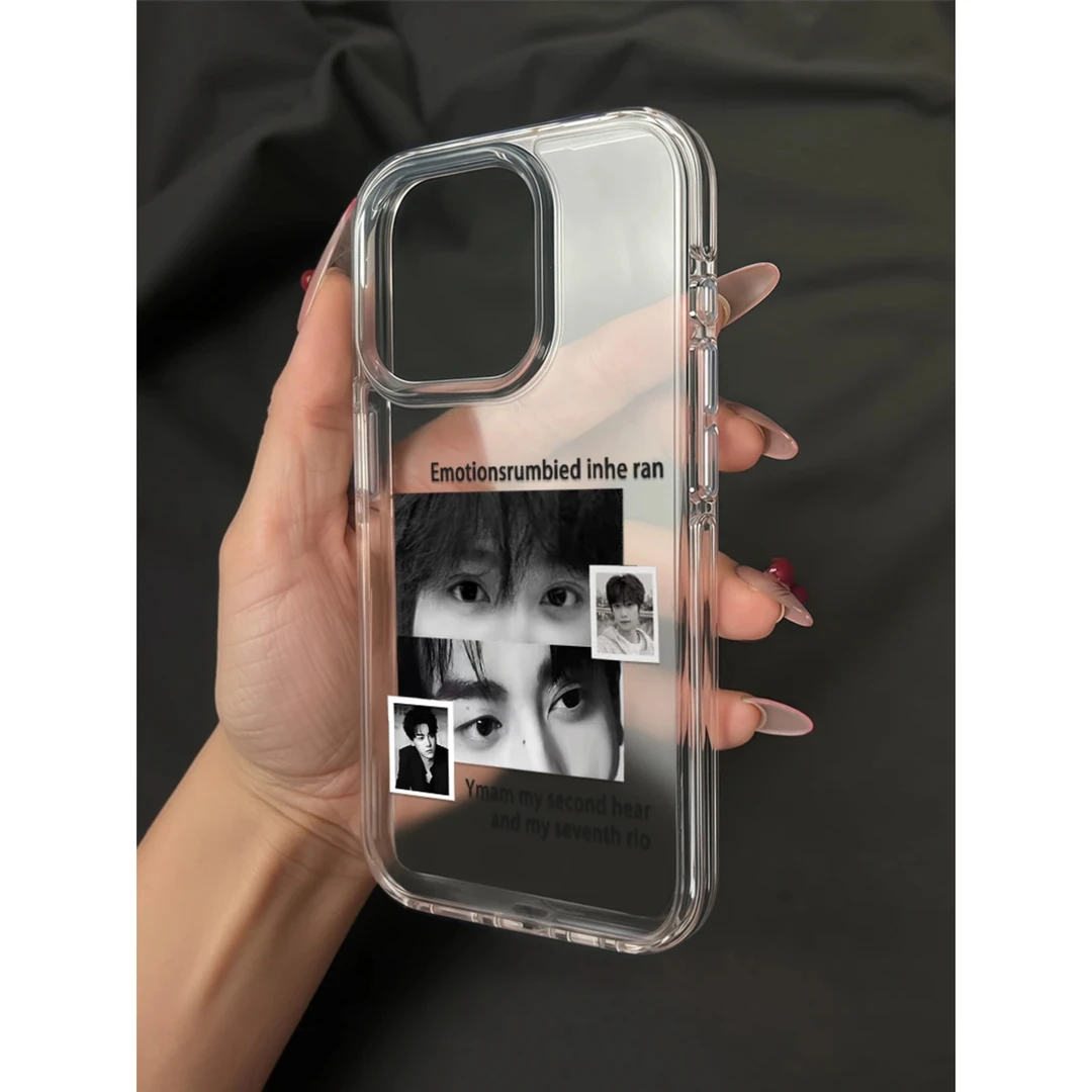 双人眼神适用iPhone16promax苹果14小米15华为80手机壳12太空壳11