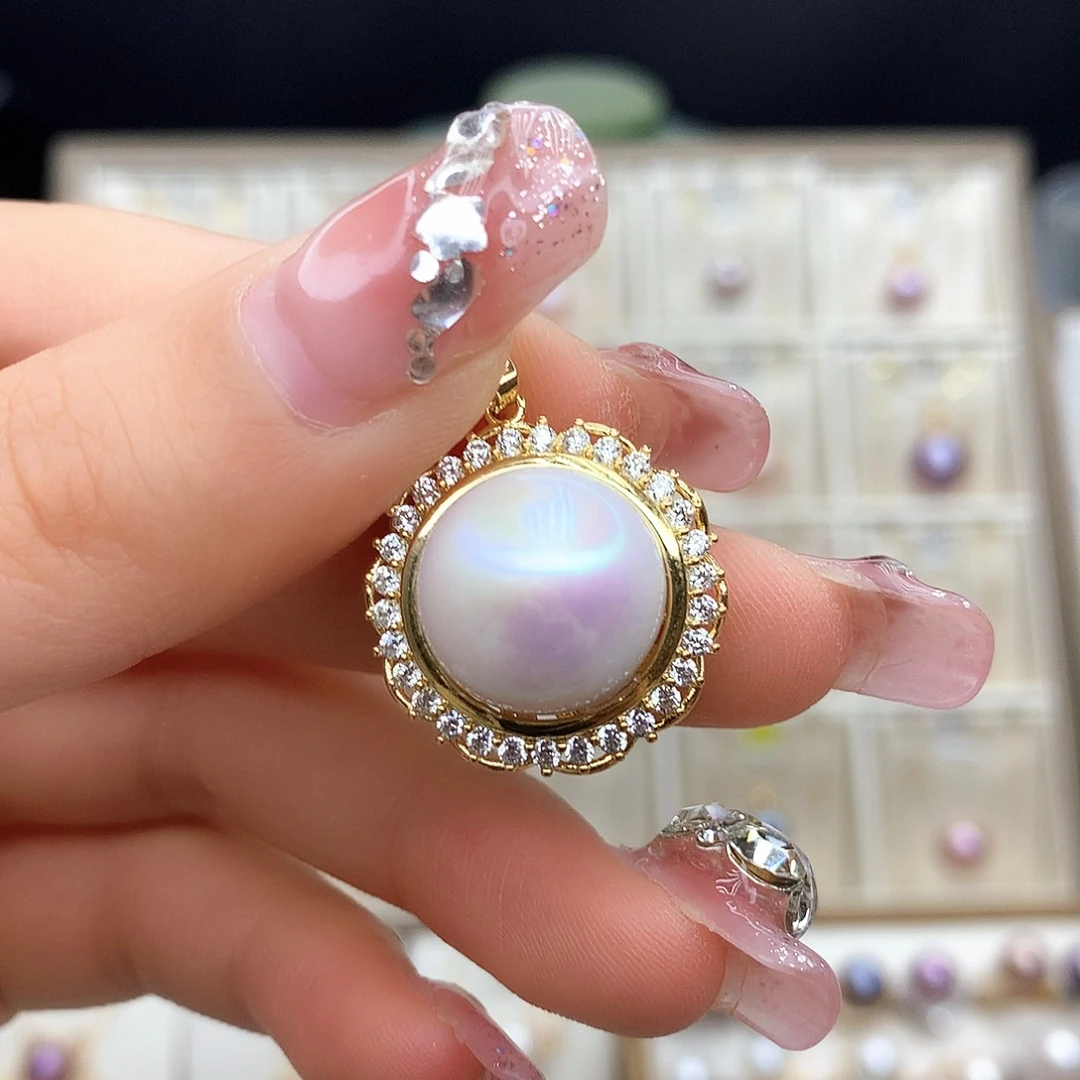 淡水珍珠颈饰合金