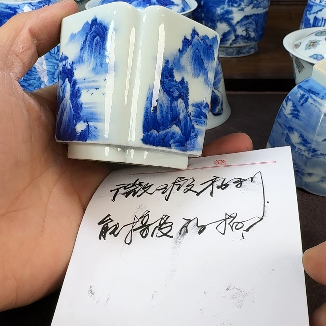 瓷片现代景德镇陶瓷手绘茶具