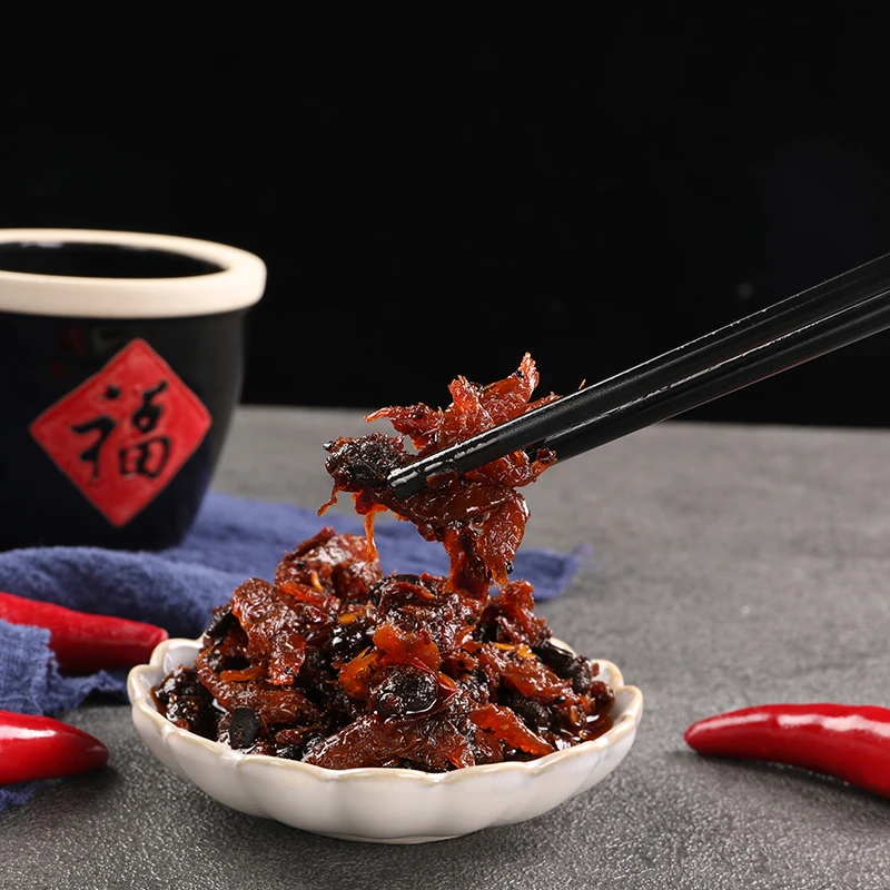 喜乐海香辣虾海鲜酱调味料西装小虾米海鲜即食下酒菜下饭拌面佐粥