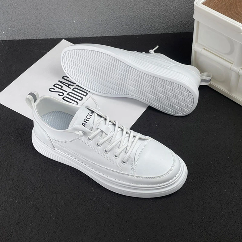 夏季男鞋2025新款西装小白鞋男款男士干净感痞帅板鞋休闲开车鞋子