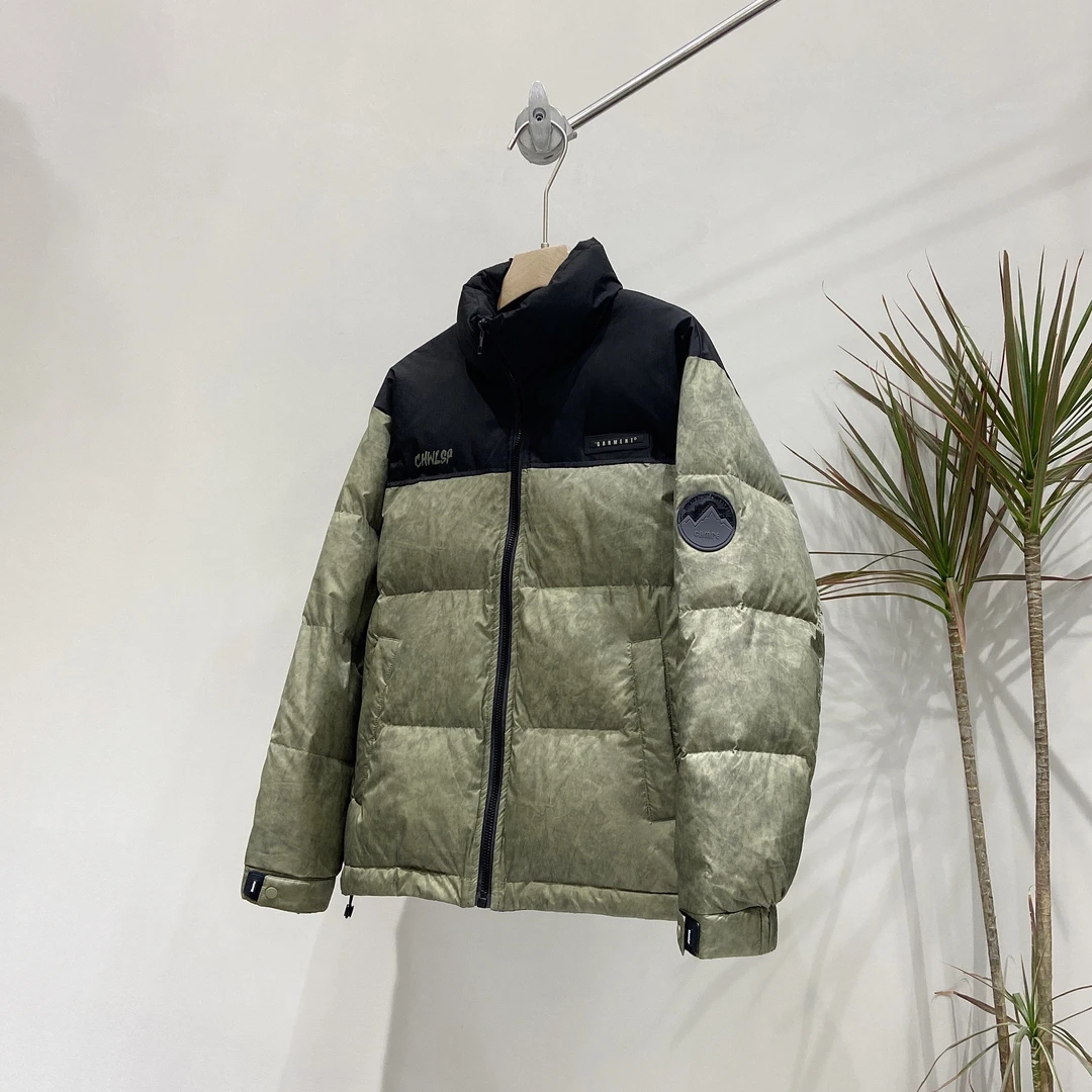 【含绒量90%】羽绒立领上下拼接马甲外套#1597