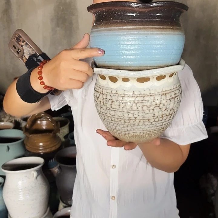 20/16瑕疵两个盆子